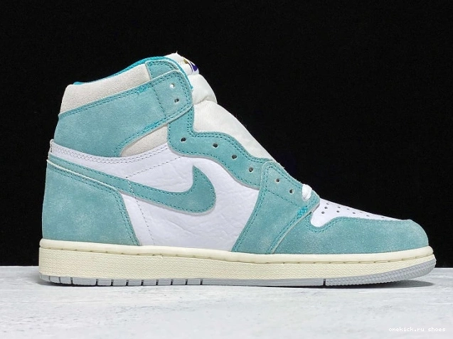 Rep Green Jordan Air Turbo OG 1 555088-311 High Retro 0705